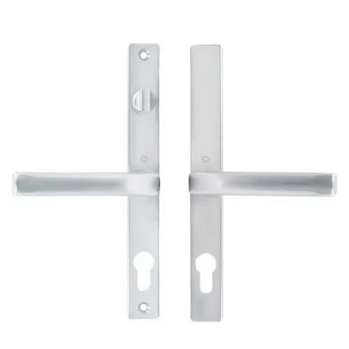 Hoppe Fullex Lever/Lever uPVC Multipoint Door Handles with Snib – 68mm PZ, Sprung, 215mm Screw Centres
