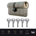 Apecs XS 1 Star Euro Cylinder Dual Colour Door Lock uPVC Aluminium Timber Door Barrel 6 Pin