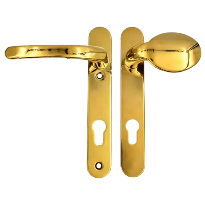 Lever Moveable Pad UPVC Multipoint Door Handles – 92mm PZ Sprung, 122mm Screw Centres