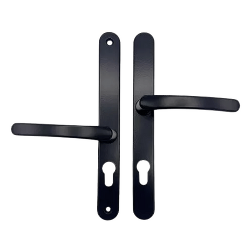 Offset Lever Lever uPVC Multipoint Door Handles – 48/87mm PZ Centres – Sprung – 240mm Screw Fixing Centres
