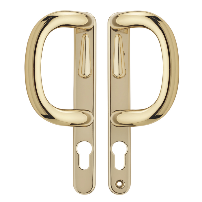 Pembroke Sliding Patio Locking Door Handle for uPVC, Timber & Aluminium Doors Reversible D shaped