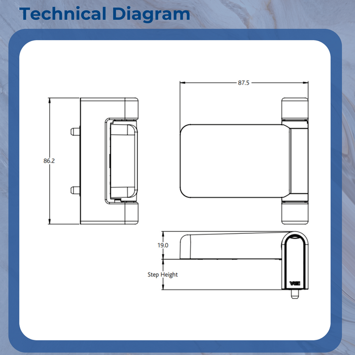 Classic uPVC Door Flag Hinge – Adjustable and Durable for Long-Lasting Performance