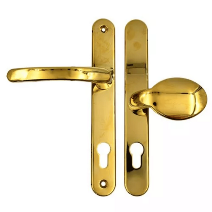 UPVC Multipoint Door Handles – Sprung Lever/Moveable Pad, 92mm/62mm PZ, 212mm Screw Centres