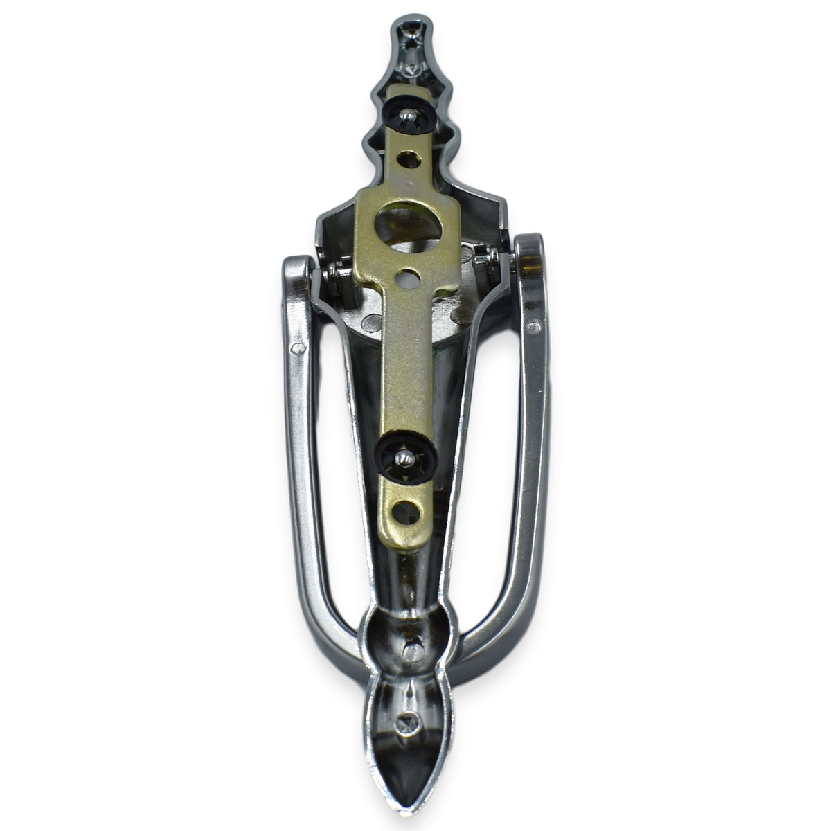 Graphite Fab & Fix Victorian Urn Slim Face Fix Door Knocker Fixing Kno