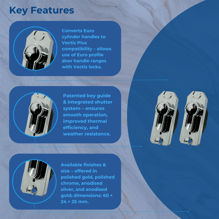 Handle Adapter Universal for the Vectis Plus Door Locks