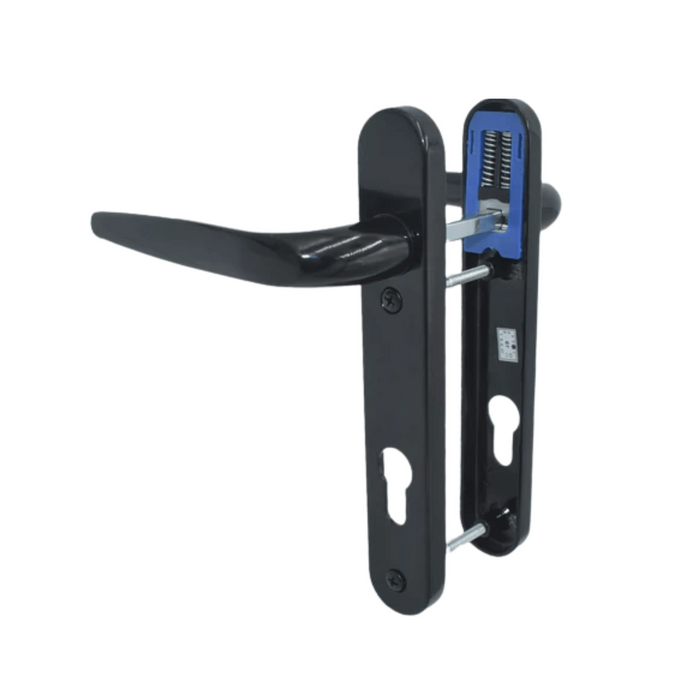 UPVC Double Glazing Trojan Sparta 92PZ 122mm Screw Centers Sprung Patio Door Handle Set PVC