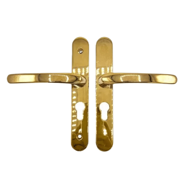 Lever Lever uPVC Multipoint Door Handles – 48mm PZ Centres – Sprung Mechanism – 160mm Fixing Screw Centres