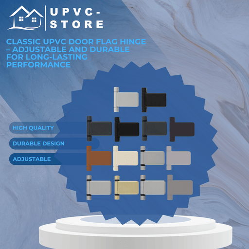 Classic uPVC Door Flag Hinge – Adjustable and Durable for Long-Lasting Performance