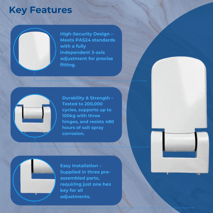 UPVC High Security Door Hinge