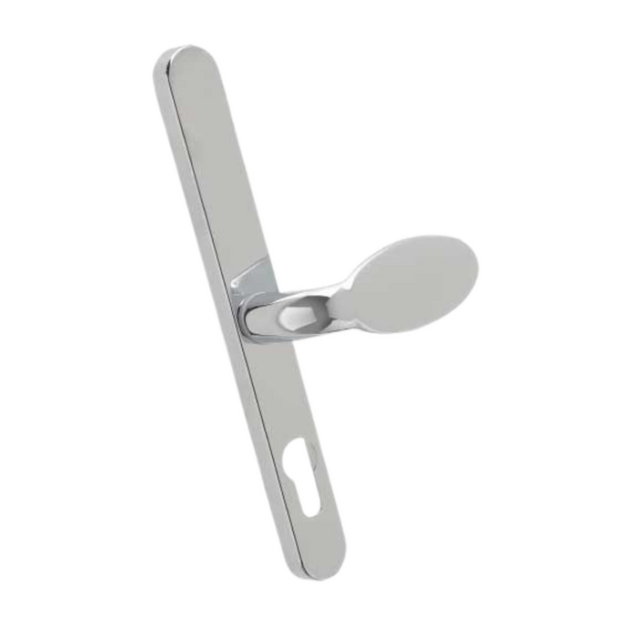 Mila Hero 212mm Screws Sprung Door Handle Inline Lever Pad Offset UPVC Patio