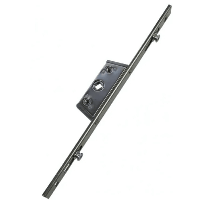 Offset Espag Aluminium Window Lock Gearbox Mechanism 16mm U Rail Bar Rod Fenster