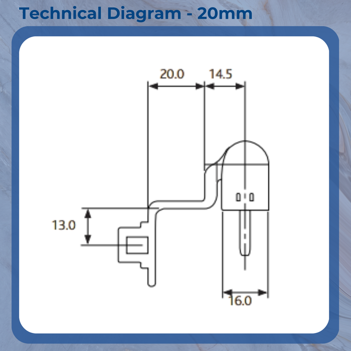 Challenger Eurogroove Flag Door Hinge – Adjustable uPVC Replacement Hinge