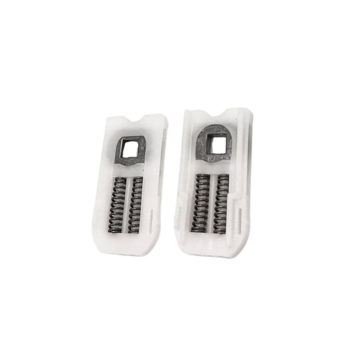 UPVC Offset Lever/Pad Multipoint Door Handles – 95mm/65mm PZ – 200mm Screw Centres – Sprung