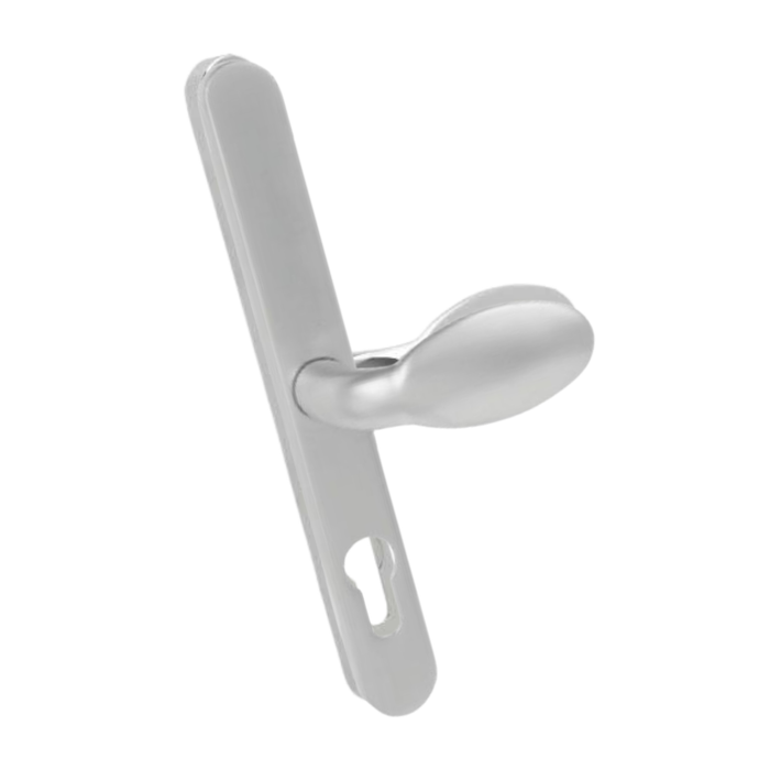 Mila Hero 212mm Screws Sprung Door Handle Inline Lever Pad Offset UPVC Patio