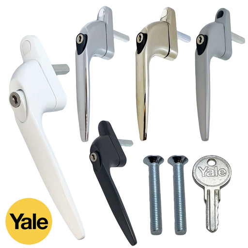 Yale UPVC Inline Universal Window Handle Double Glazing Locking Espag Lock