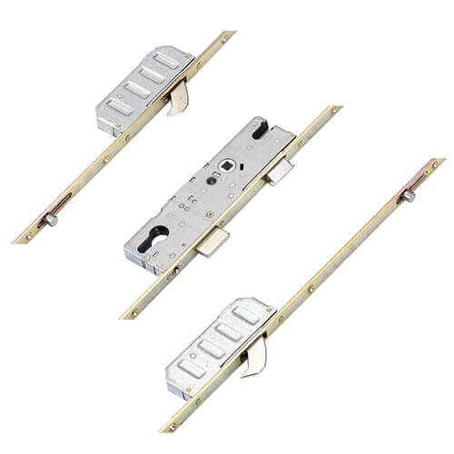 Winkhaus Cobra Latch Deadbolt 2 Hooks French Door Lock Split Spindle