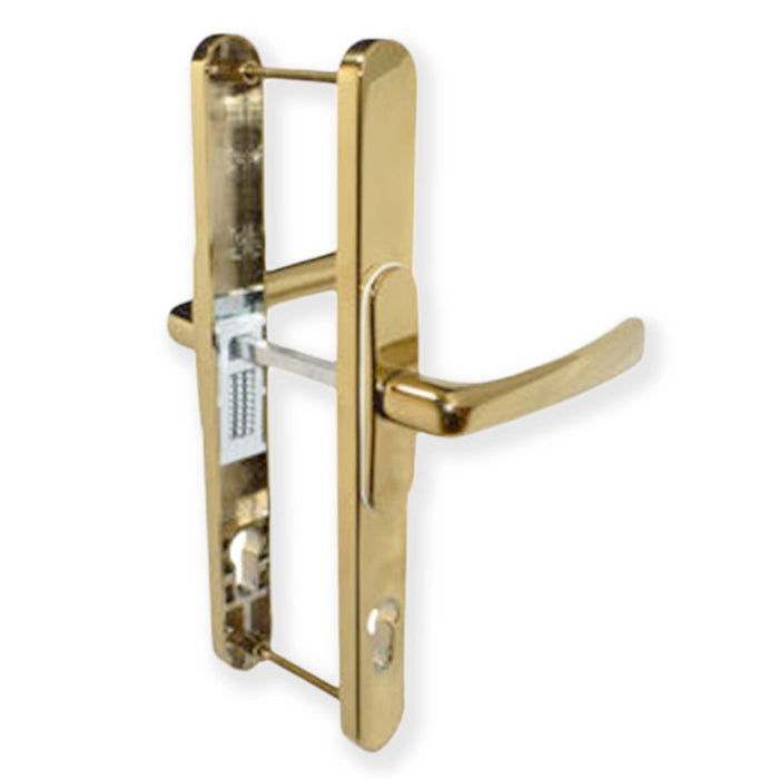 Universal Flexi UPVC Repair Door Handle Set Adjustable 59mm to 96mm Adjustable PZ Centres