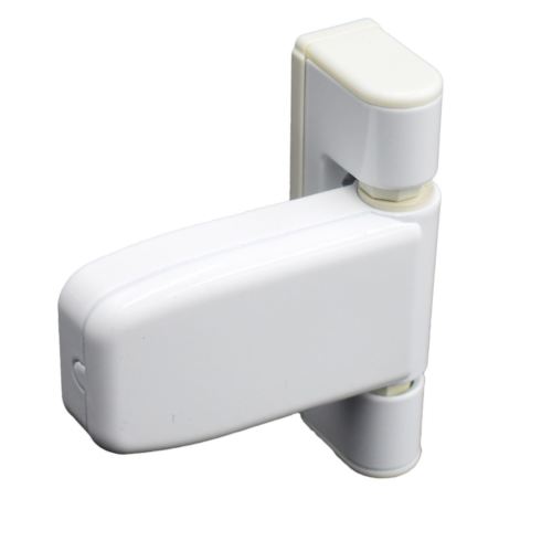 White UPVC Door Flag Hinge Double Glazing Paddock Neon 3d Hinge by Yale