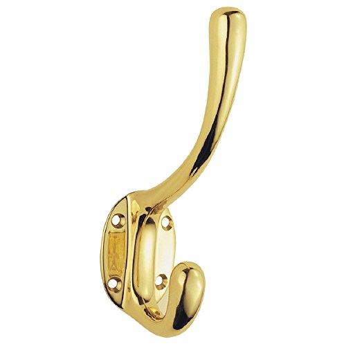 Carlisle Brass Heavy Architectural Quality Hat & Coat Hook + Screws - - Carlisle - UPVCSTORE