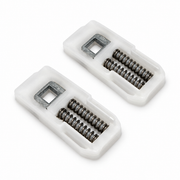 UPVC Door Handle Spring Cassettes Pair - 60mm x 28mm, 8mm Spindle