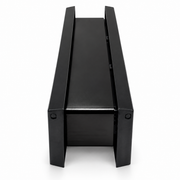 Yale Slimmaster 12 Inch uPVC Door Letterbox - Polished Silver & Black, 317 x 50mm