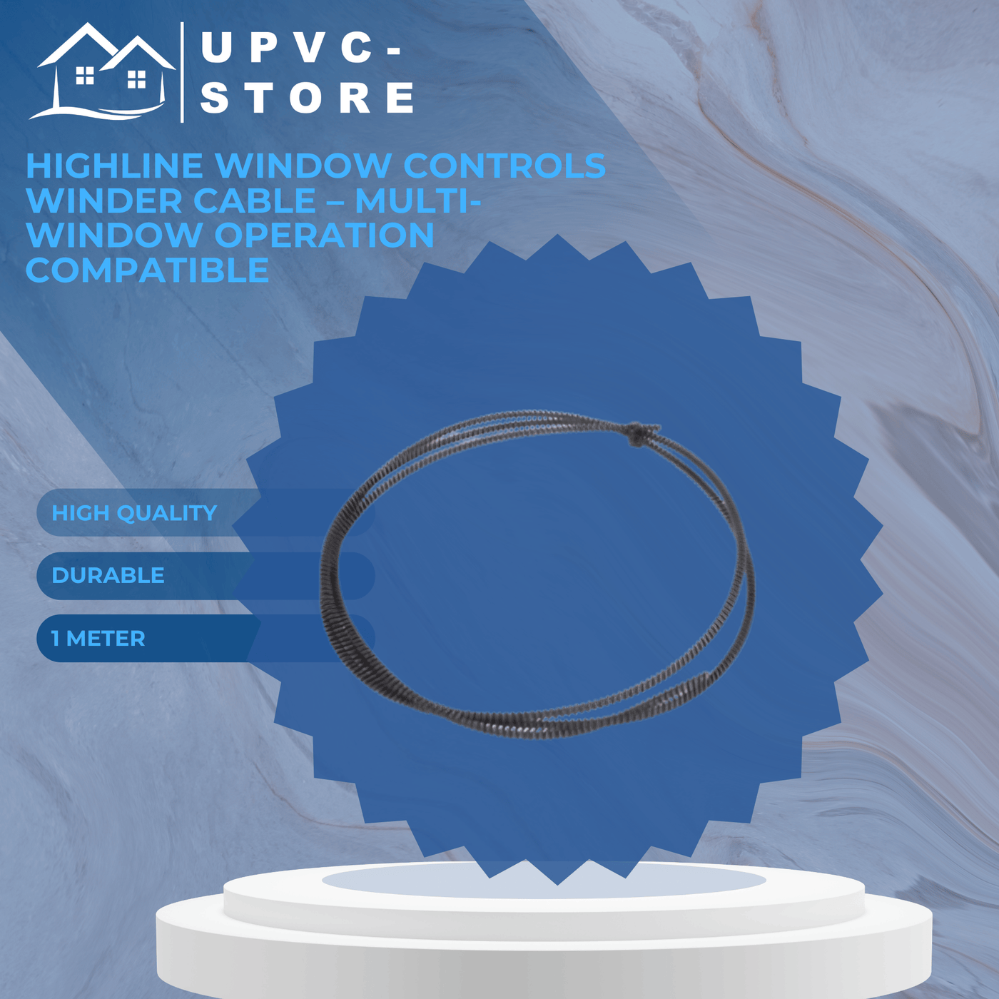 Window Control Line Highline Window Controls Winder Cable – Multi-Window Operation Compati ...