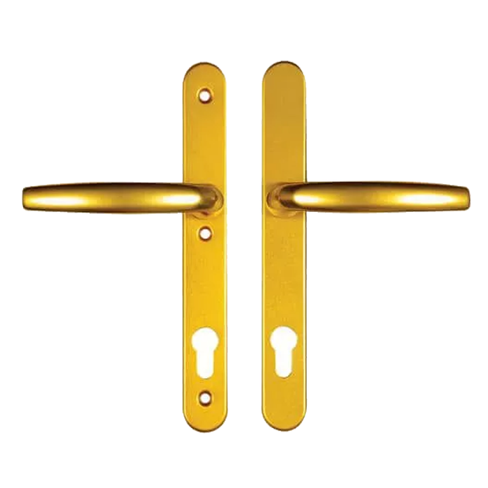 Hoppe Atlanta Lever Lever UPVC Multipoint Door Handles - 92mm PZ Unsprung 200mm Screw Centres Triple Screw Suits Roto