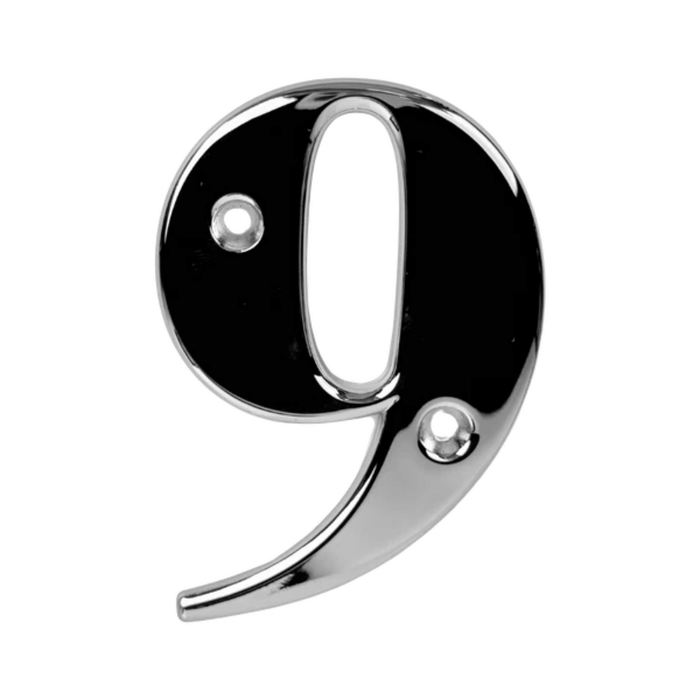 UPVC Door Numbers Chrome