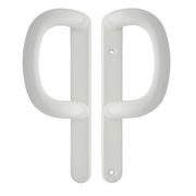 Pembroke Sliding Patio Door Dummy Handle for uPVC, Timber & Aluminium Doors Reversible D shaped