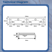 UPVC Door Keep Double Shootbolt French Patio Doors Lock Yale Lockmaster