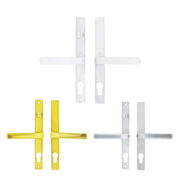 Hoppe Fullex Lever/Lever uPVC Multipoint Door Handles with Snib – 68mm PZ, Sprung, 215mm Screw Centres