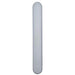 uPVC Door Handle Blank Plate French Doors Blanking Handle PVC 210mm Screw Centres Long Backplate