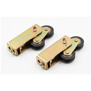 Inline Patio Door Bogie Roller Wheels - Monarch Schlegel Match - Nylon Wheels (Pair)