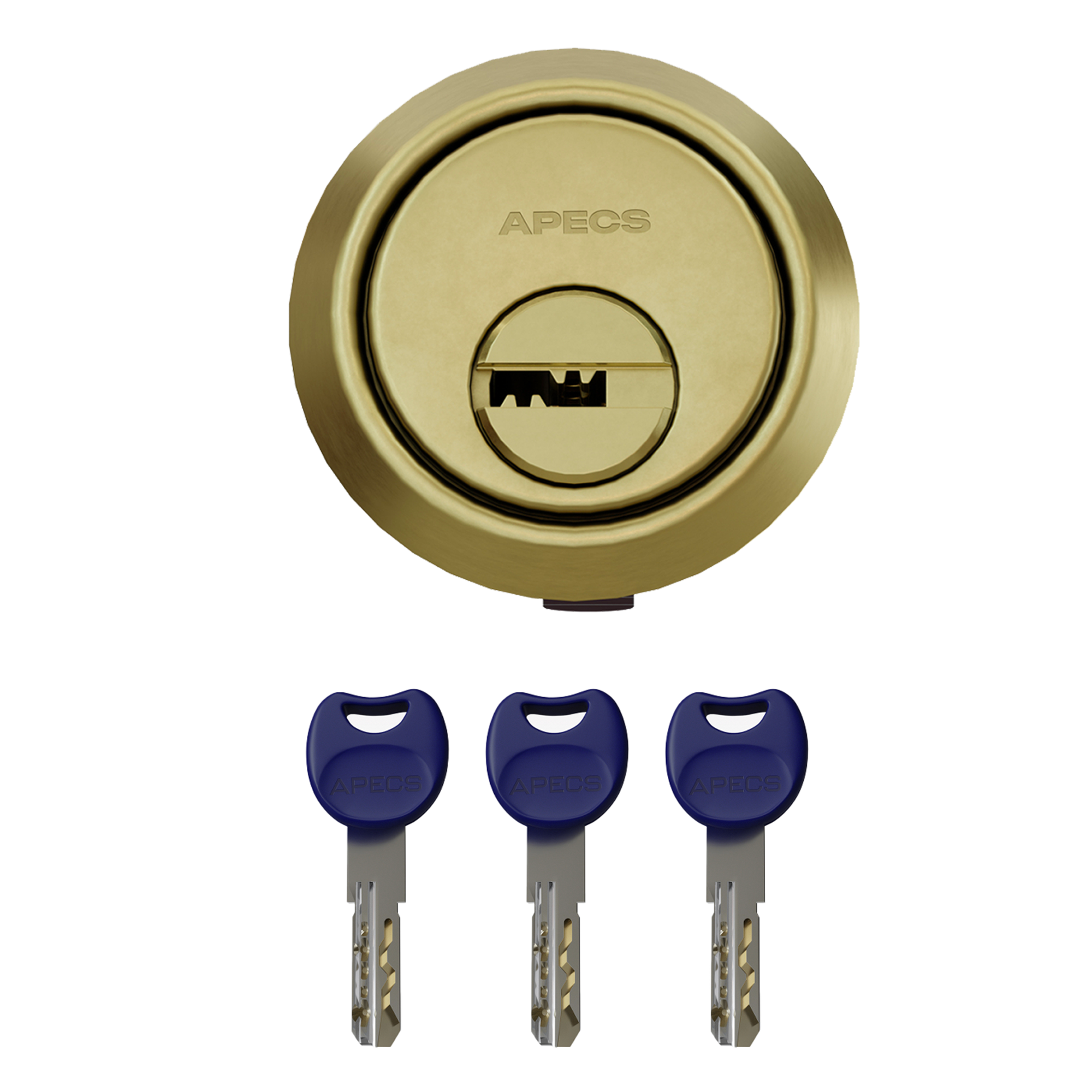 APECs AP Rim Cylinder 3 keys Replacement Door Lock Nightlatch Latch ...