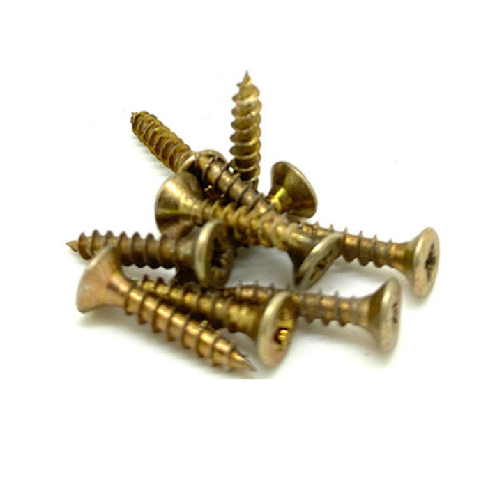 4.0 x 16mm Yellow - Universal Screws - (Box of 200)