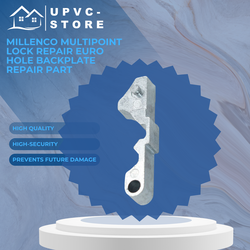 Millenco Multipoint Lock Repair Euro Hole Backplate Repair Part