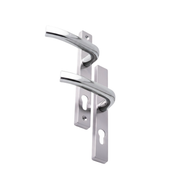 Architectural Sprung Offset Lever Door Handle – Secure & Contemporary Hardware