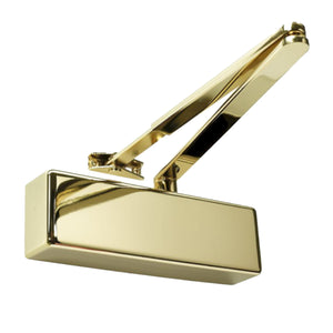 Rutland Fire Rated TS.3204 Door Closer Finished in Polished Brass - Size EN 3-4