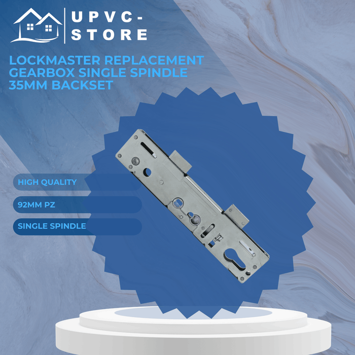 Lockmaster Replacement Gearbox Single Spindle 35mm Backset