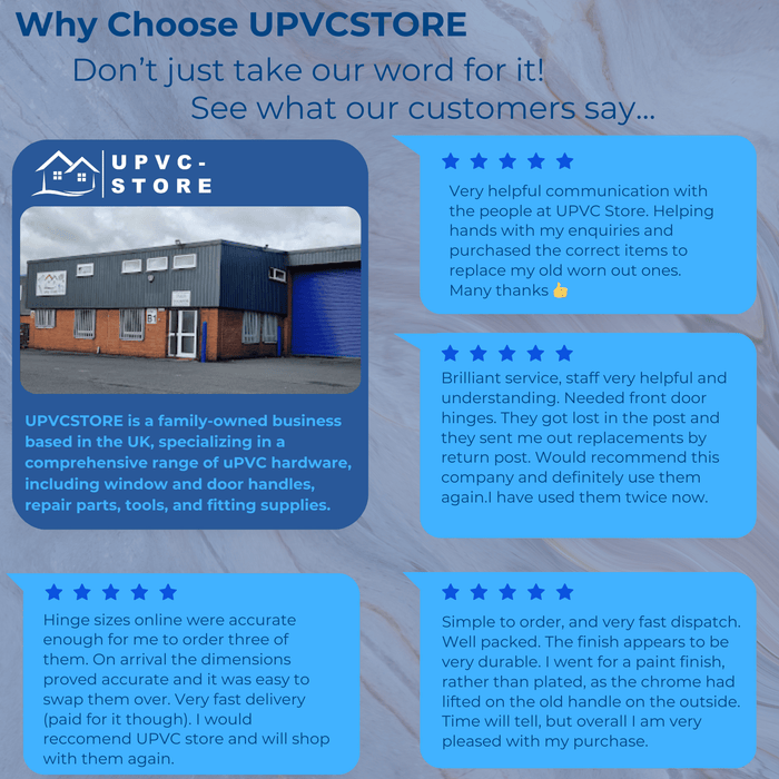 High-Security uPVC Door Viewer – Wide Angle Peephole 