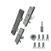 Multipoint Door Lock Refurbishment Kit – Double Spindle with 2 Anti-Lift Hooks - 35mm or 45mm Backset – Multipoint Lock Repair Set