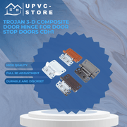 TROJAN 3-D COMPOSITE DOOR HINGE FOR DOOR STOP DOORS CDH1