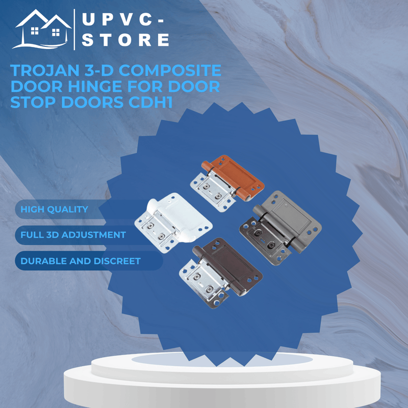 TROJAN 3-D COMPOSITE DOOR HINGE FOR DOOR STOP DOORS CDH1