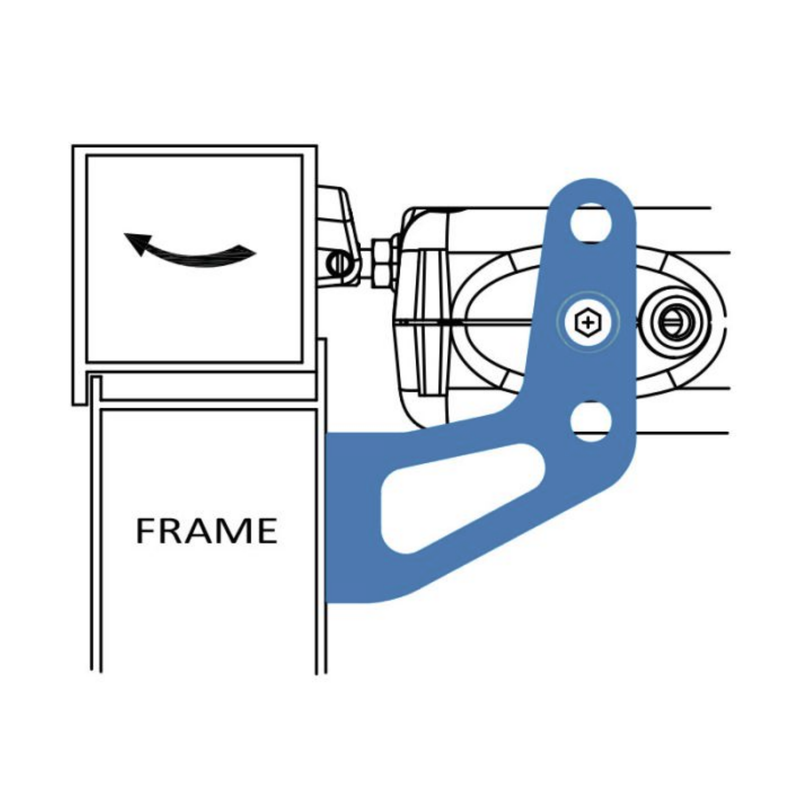 Highline ACK4 Chain Actuator Mounting Brackets – Window Control Fixing Brackets