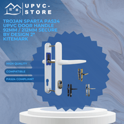 UPVC Door Handle Yale Trojan High Security Pas 24 Lever / Lever Pair 92PZ Set