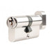 Kenrick Nickel Euro Cylinder Lock Thumb Turn Barrel Door Lock uPVC PVC