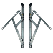 uPVC Universal Window Hinge Kit Double Glazing Friction Stay PVC 13mm 17mm Stack 8 10 12 16 20 24 inch