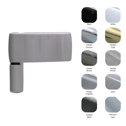 Anchorage Intelligent Strength Lift-Off uPVC Flag Door Hinge 16.5mm - 21mm – Heavy-Duty Adjustable Hinge for Double Glazing Doors 