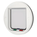 Cat Mate 4-Way Locking Glass Fitting Cat Flap – Secure Pet Door by Pet Mate
