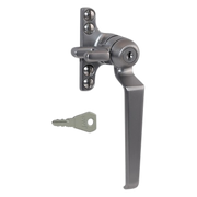 B195 Satin Chrome opposite hand window handle